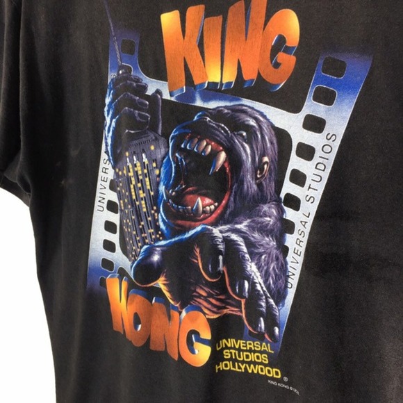 Horror Movies Vintage T-shirt King Kong Horror movie T-shirt 1980s 90s goth punk - Picture 3 of 5